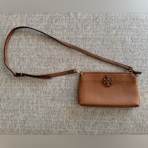 Tory Burch Tan Leather Crossbody Bag